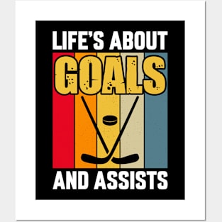 Life's Goals And Assists Posters and Art